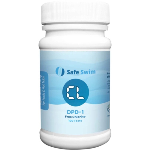 Тестовые полоски DPD1 Wateriga для определения свободного хлора для фотометра (100шт) (486637-IES)